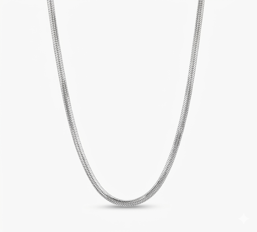 Silver Snack Chain for Women