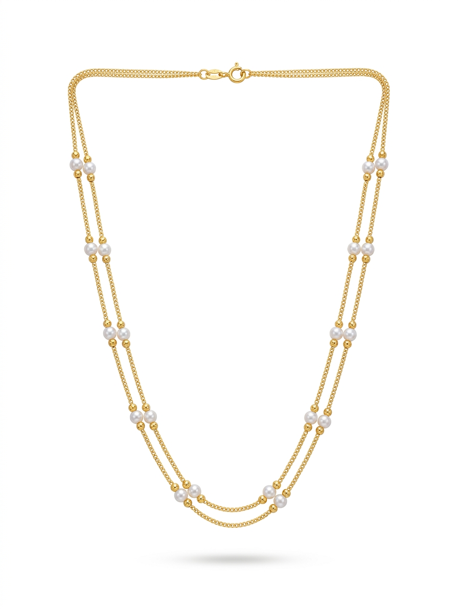 Tara Layered Pearl Necklace