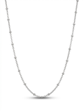 Sia Beaded Silver Chain