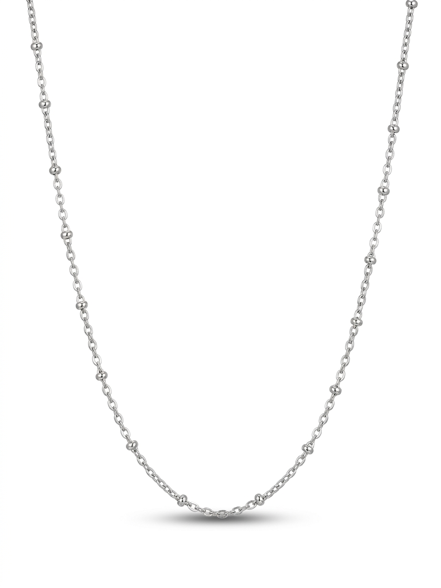 Sia Beaded Silver Chain