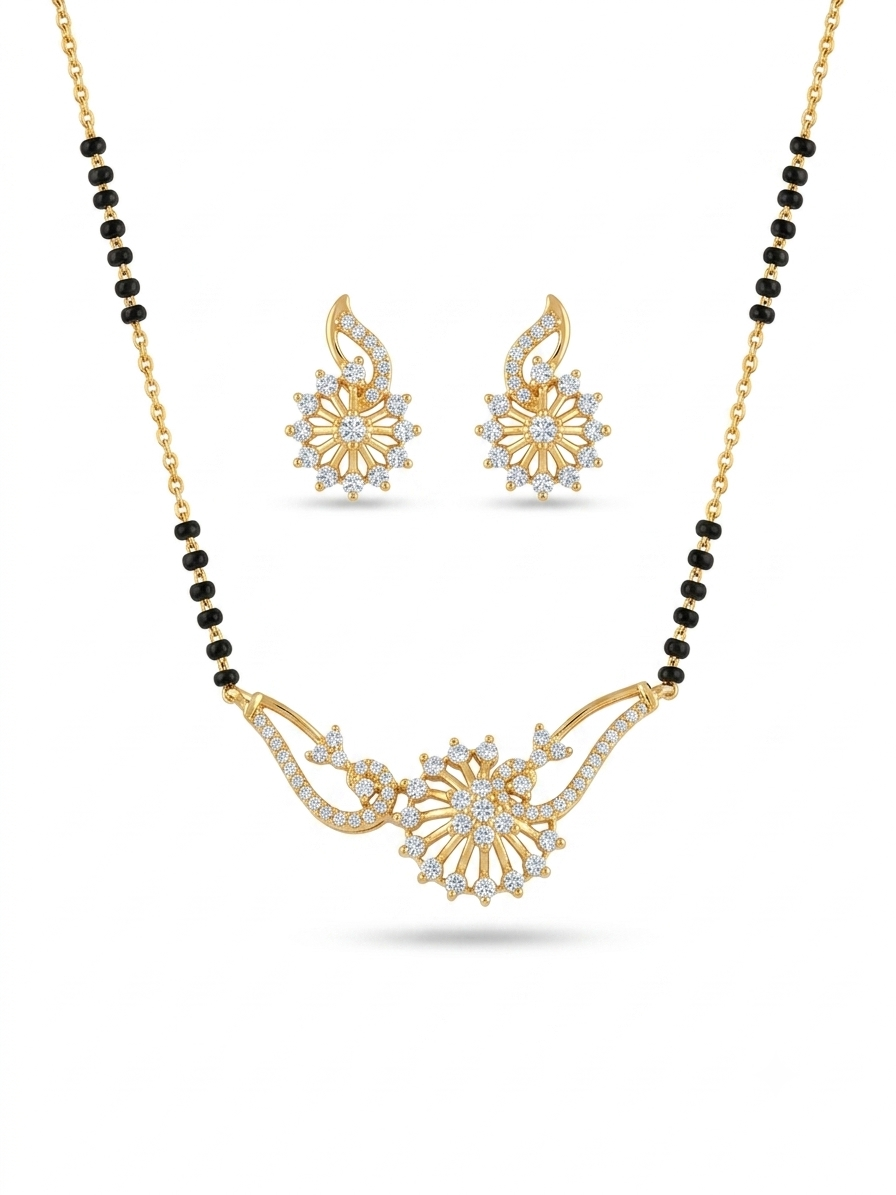 Arya Mangalsutra With Earrings