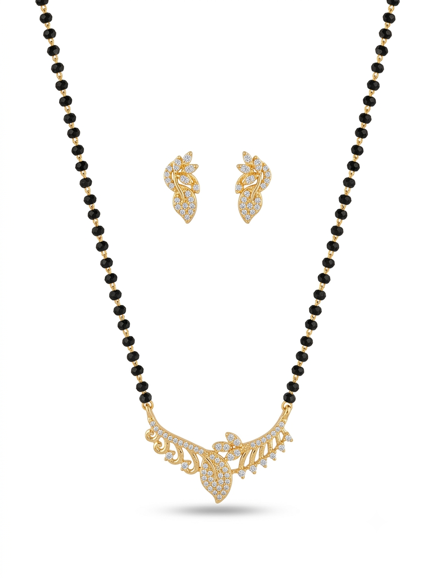Aanandi Mangalsutra With Earring