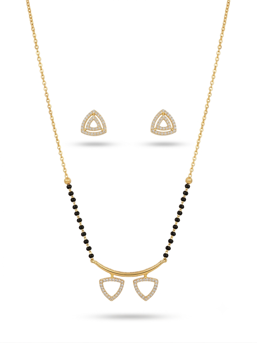 Shirtara Mangalsutra With Earring