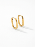 Luxe Link 18k Gold Hoops