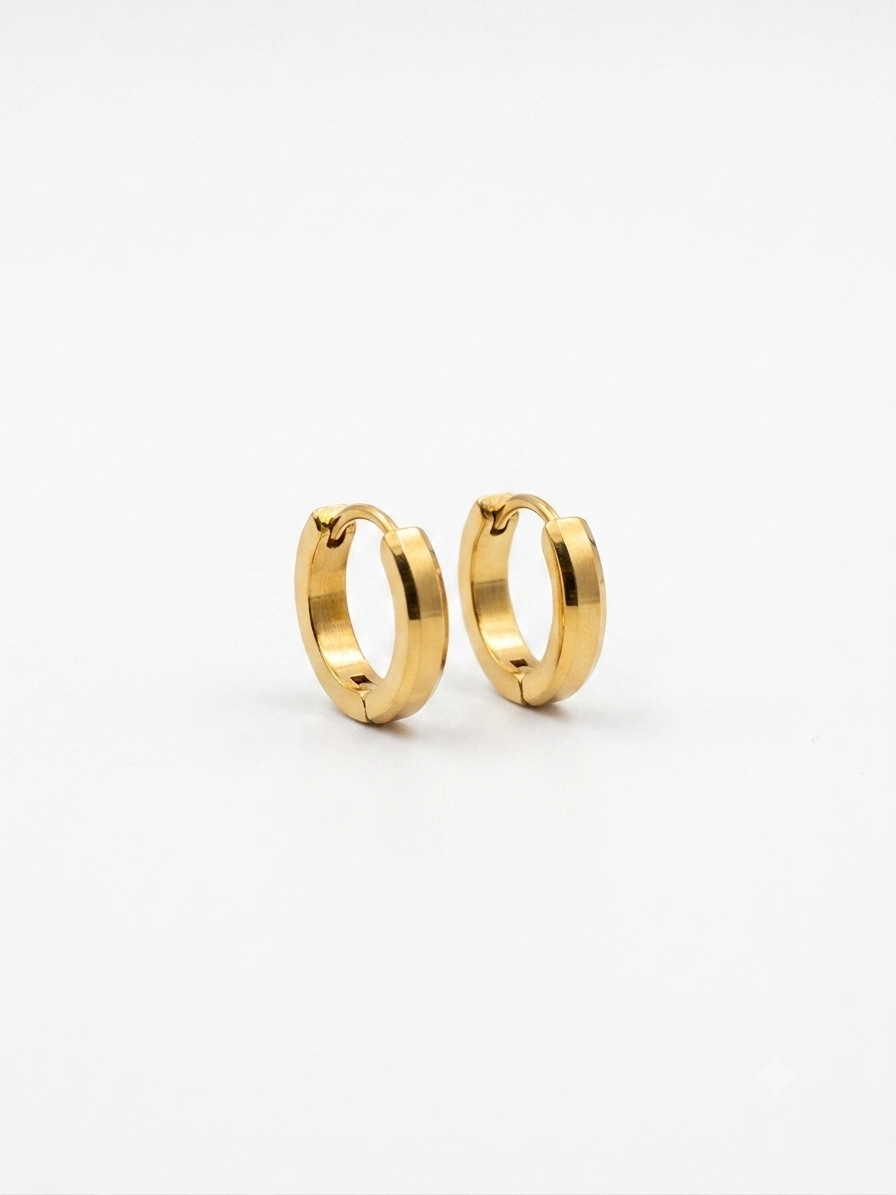 Aura Mini 18k Gold pleted Hoops