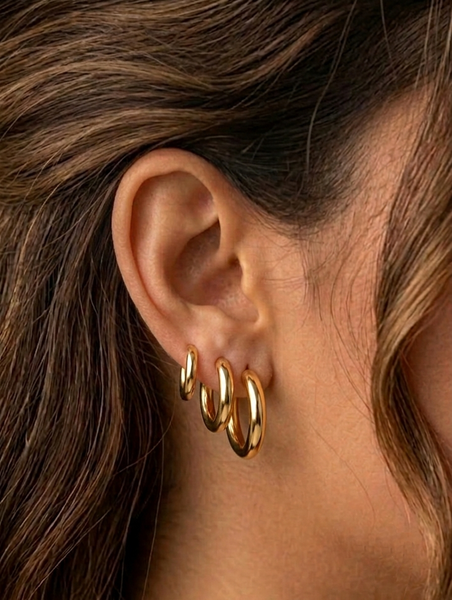 Evolution of luster earrings