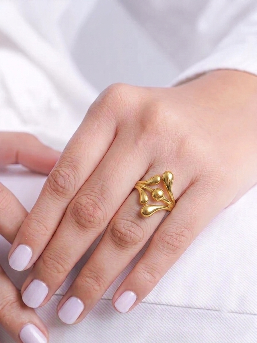Golden Bloom Ring