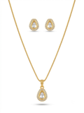 Aanya Teardrop necklace with earring