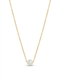 Inaya Pearl Chain Pendant Necklace