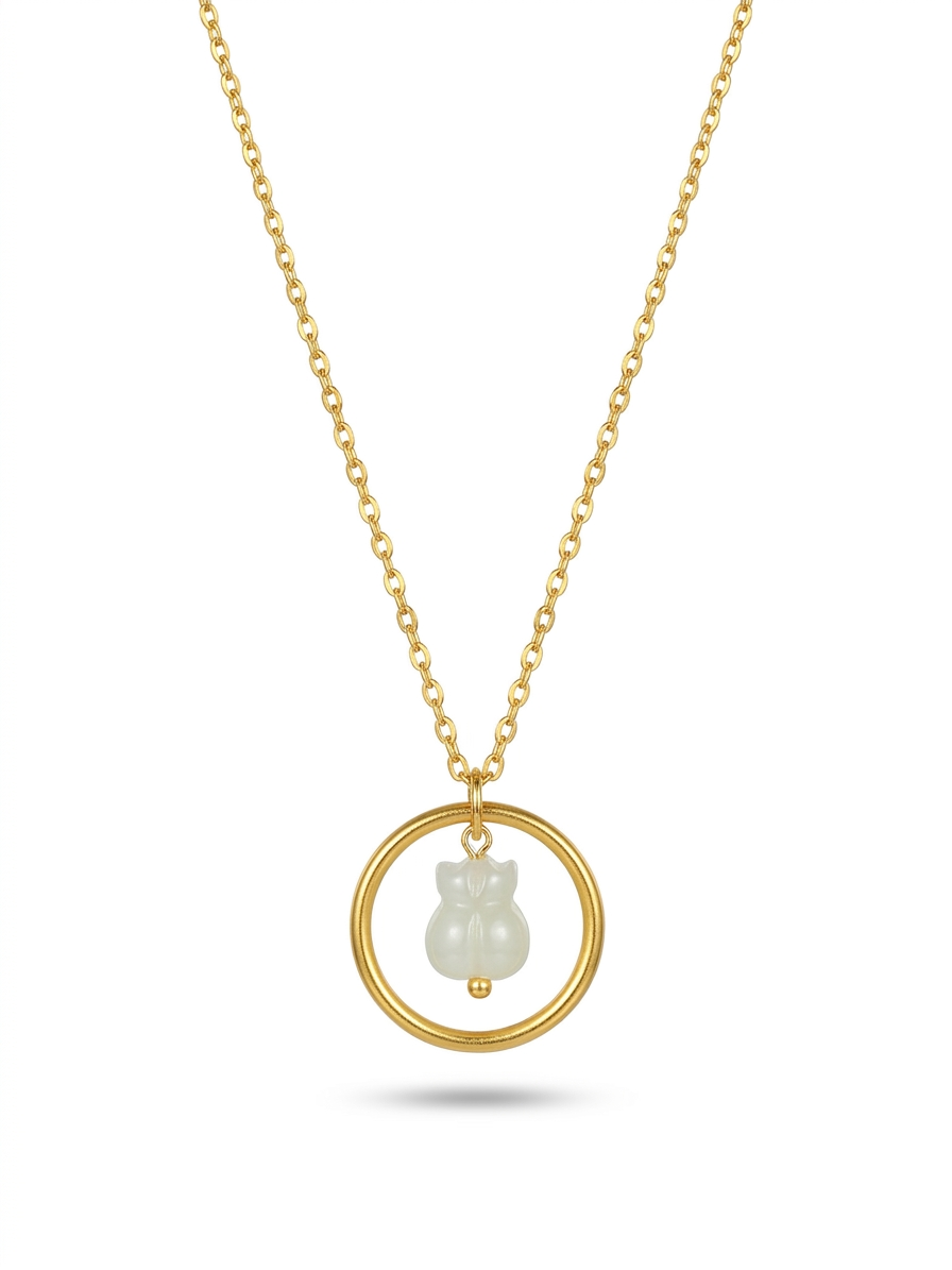 Luna Cat Chain Pendant Necklace