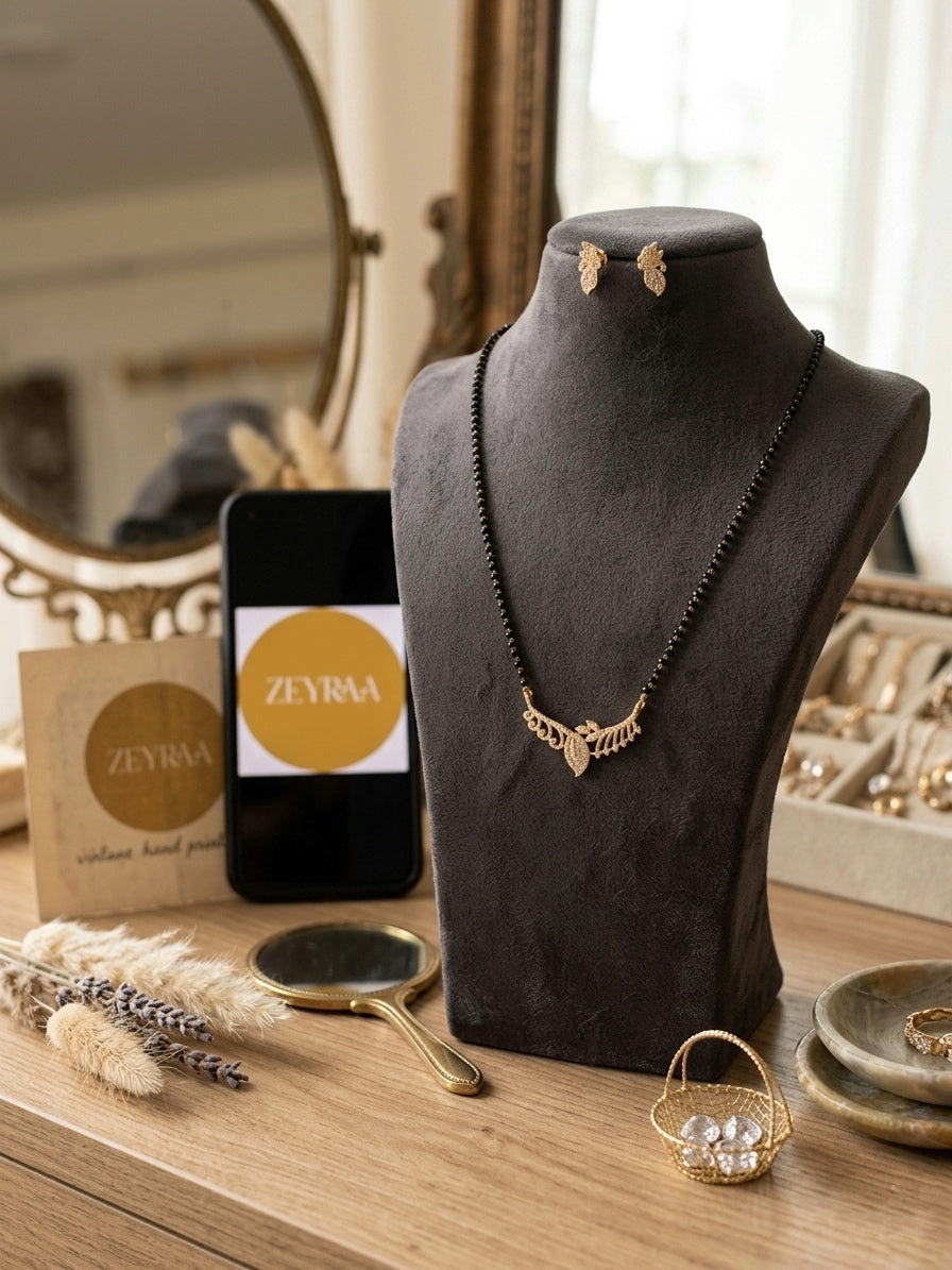 Aanandi Mangalsutra With Earring