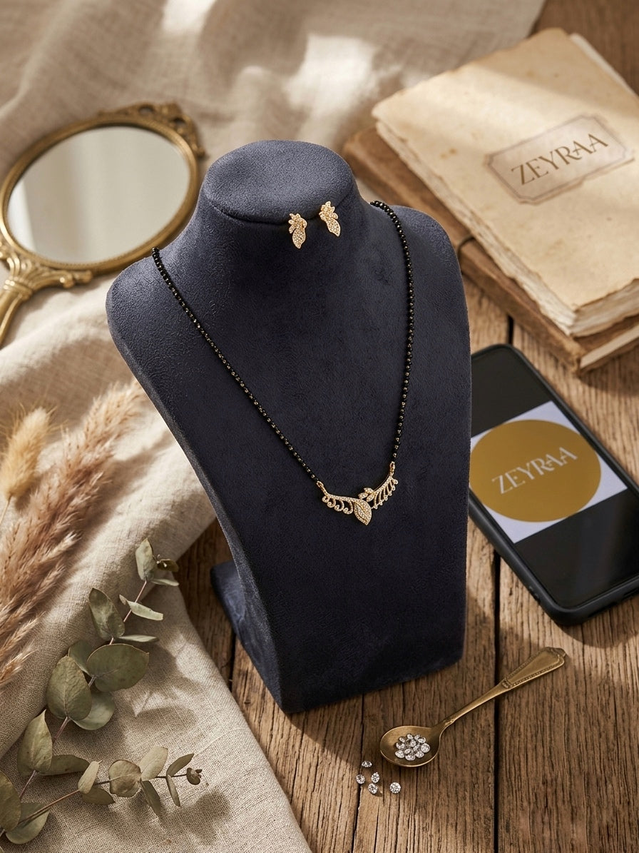 Aanandi Mangalsutra With Earring