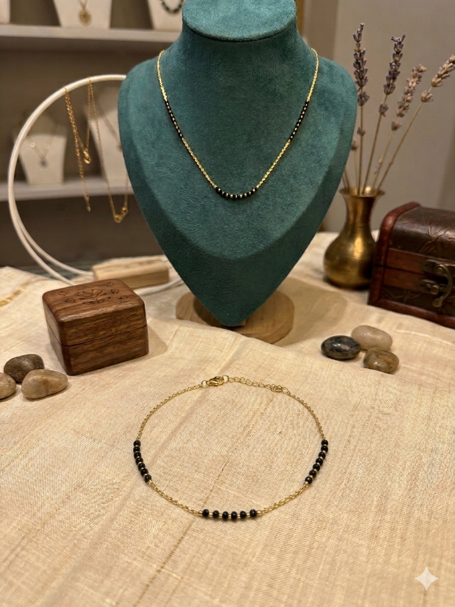 Vihani Mangalsutra Chain With Bracelet