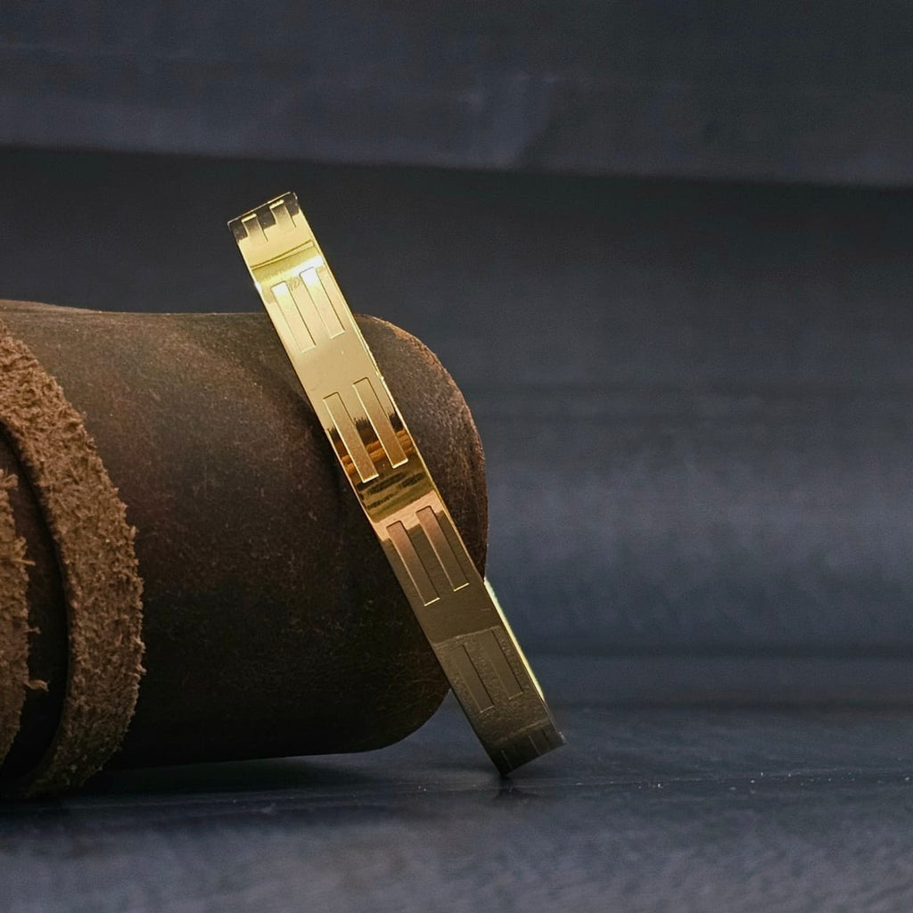 Ethan Gold Men's Kada Bracelet