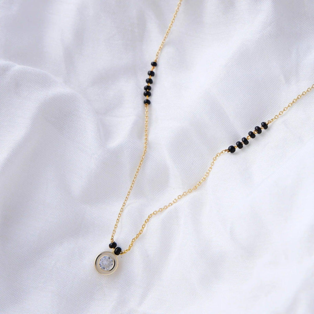 Round Solitaire Mangalsutra