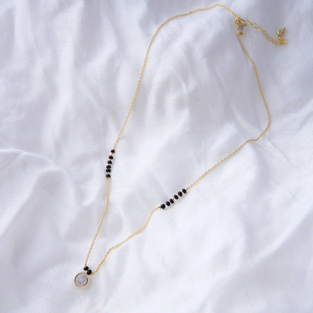 Round Solitaire Mangalsutra