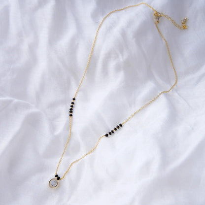 Round Solitaire Mangalsutra