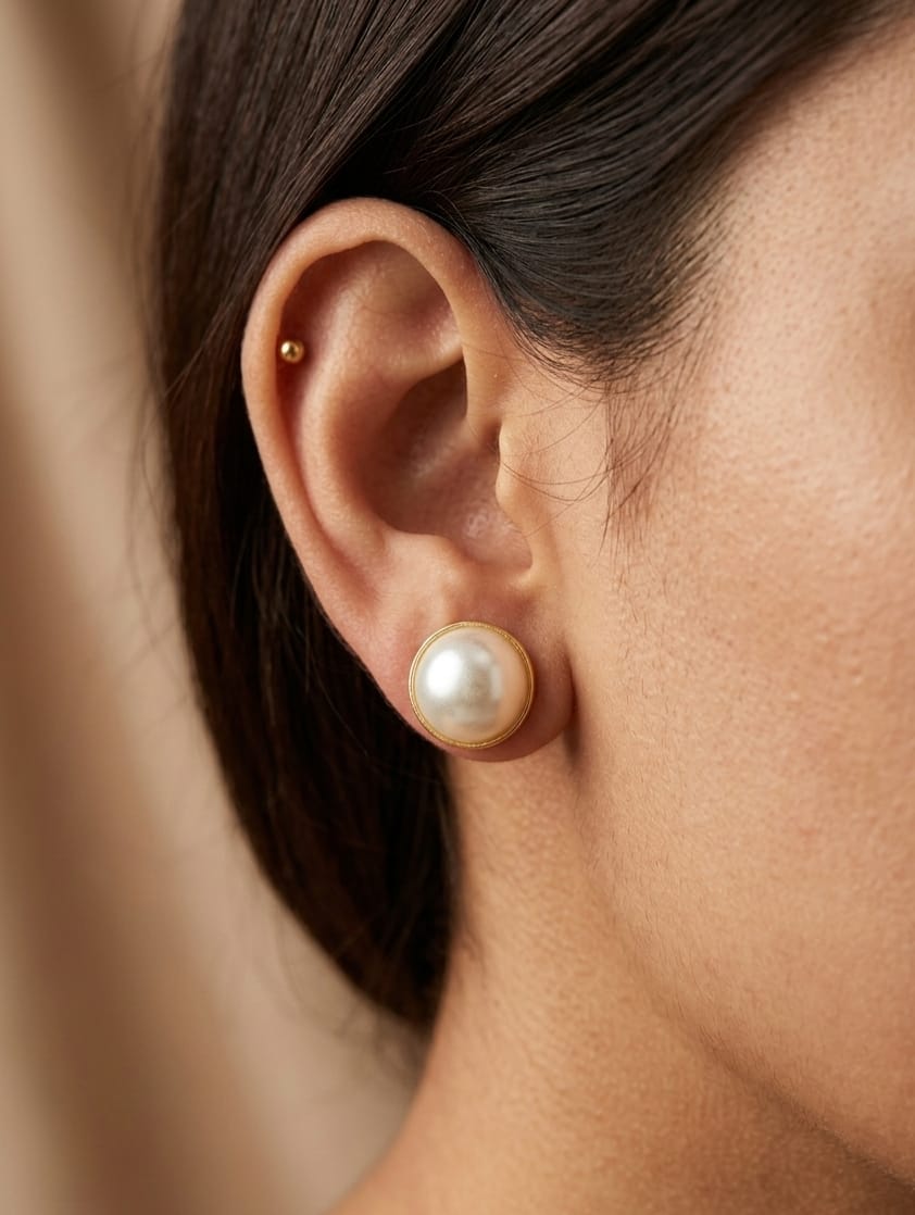 Royal Pearl Earring