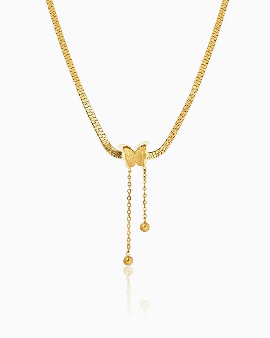 Butterfly Snake Chain Necklace