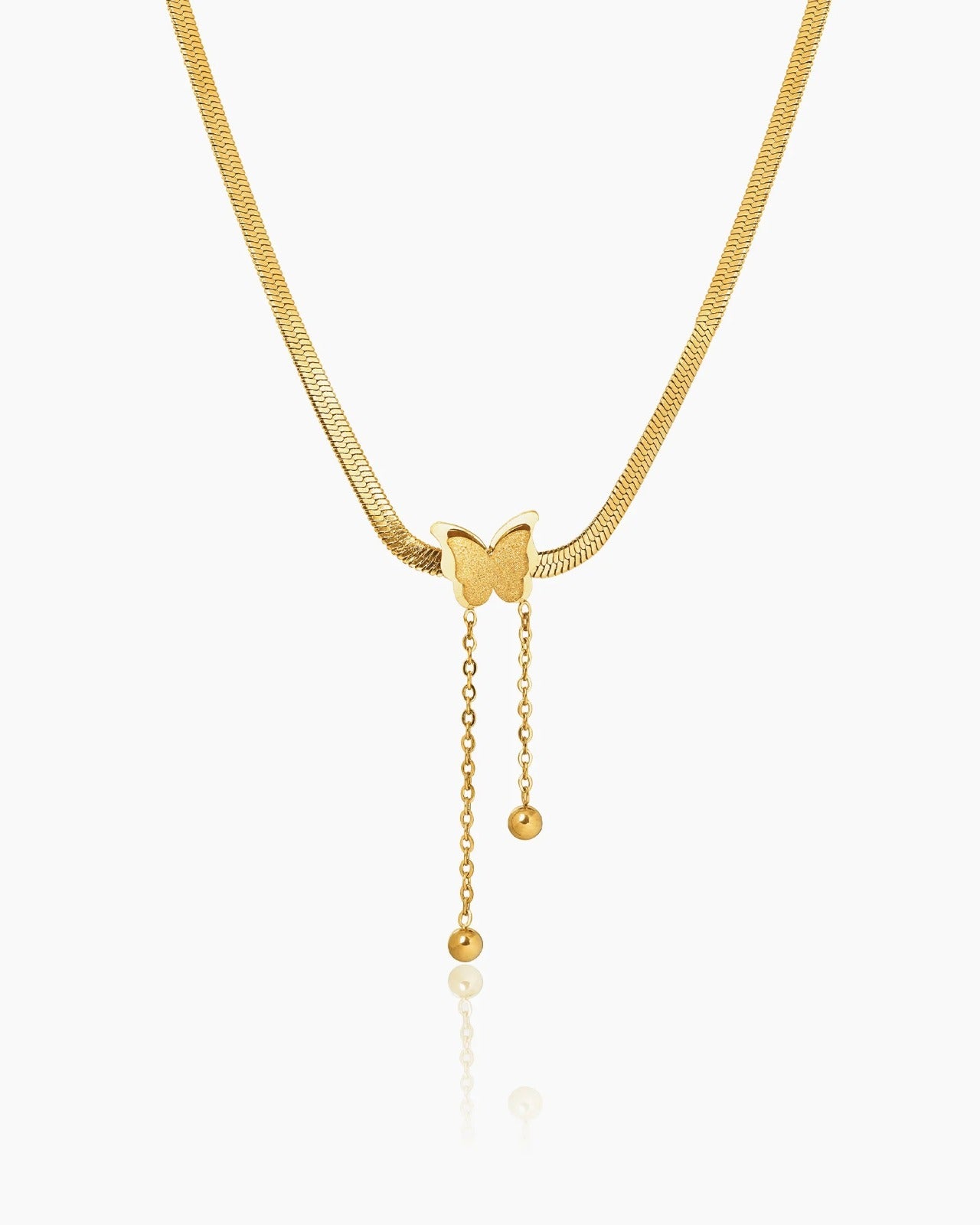 Butterfly Snake Chain Necklace