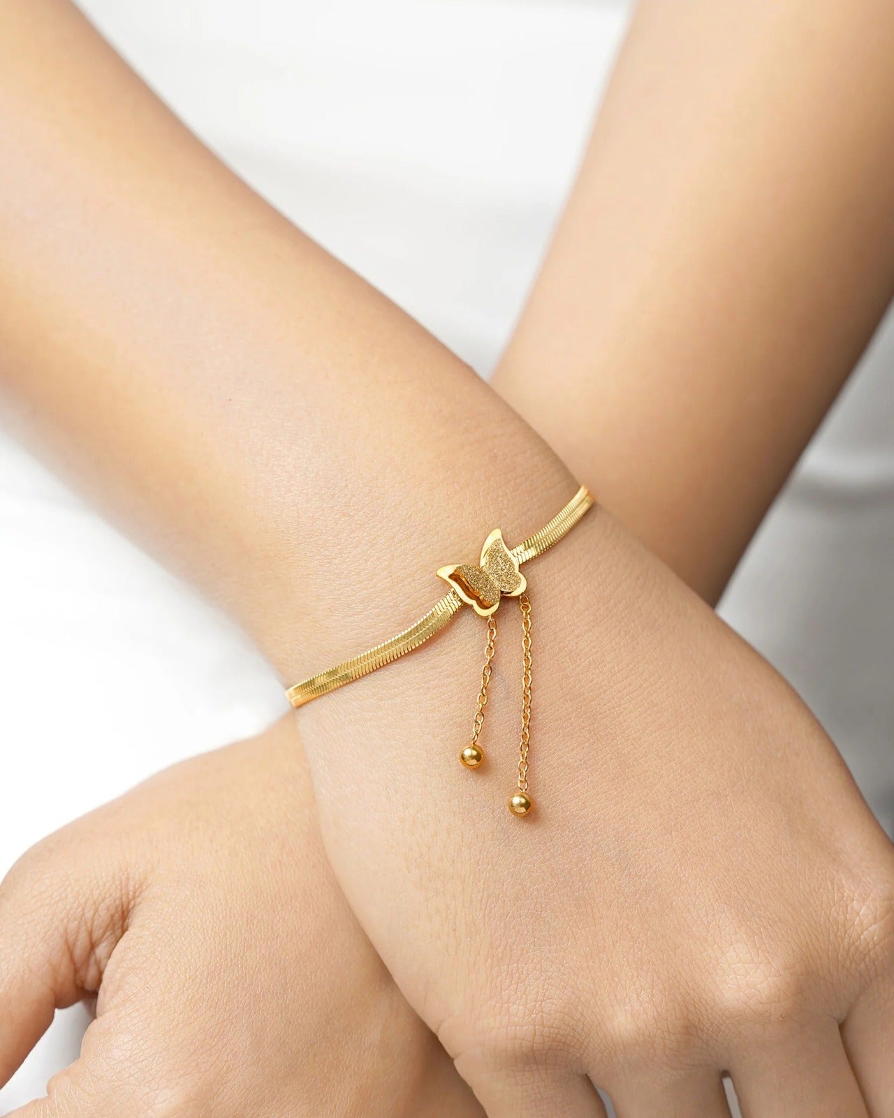 Butterfly Snake Chain Bracelet