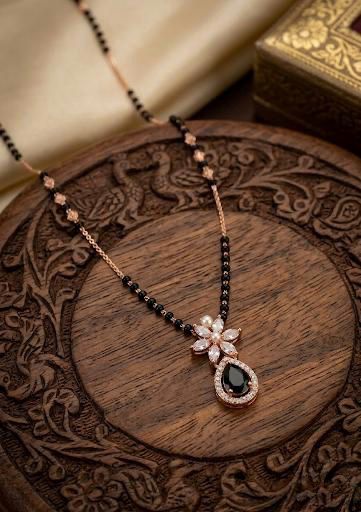 Anusha Black  Mangalsutra