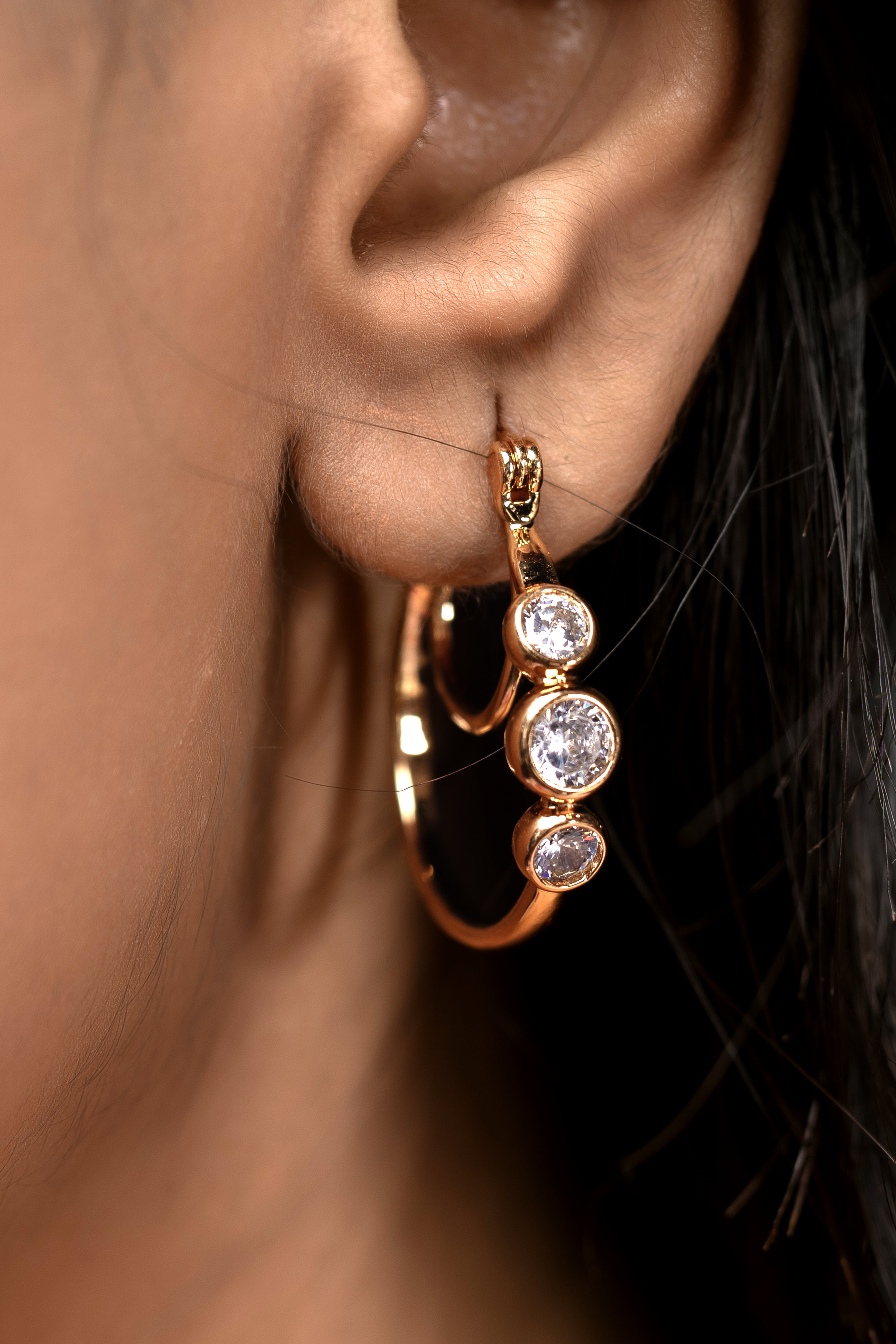 Brinda Hoops Earring