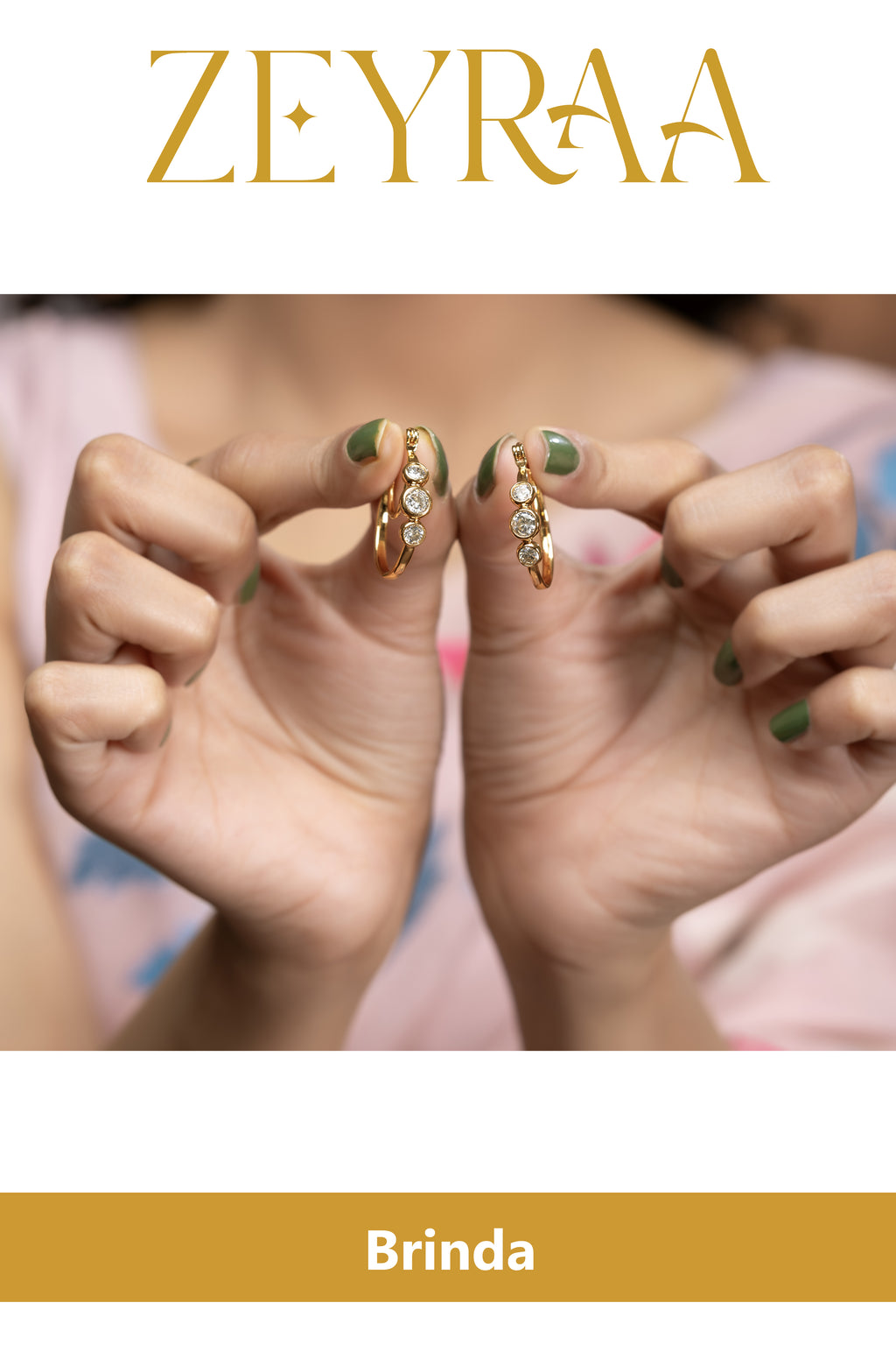 Brinda Hoops Earring