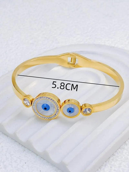 Twin Evil Eye Kada Bracelte