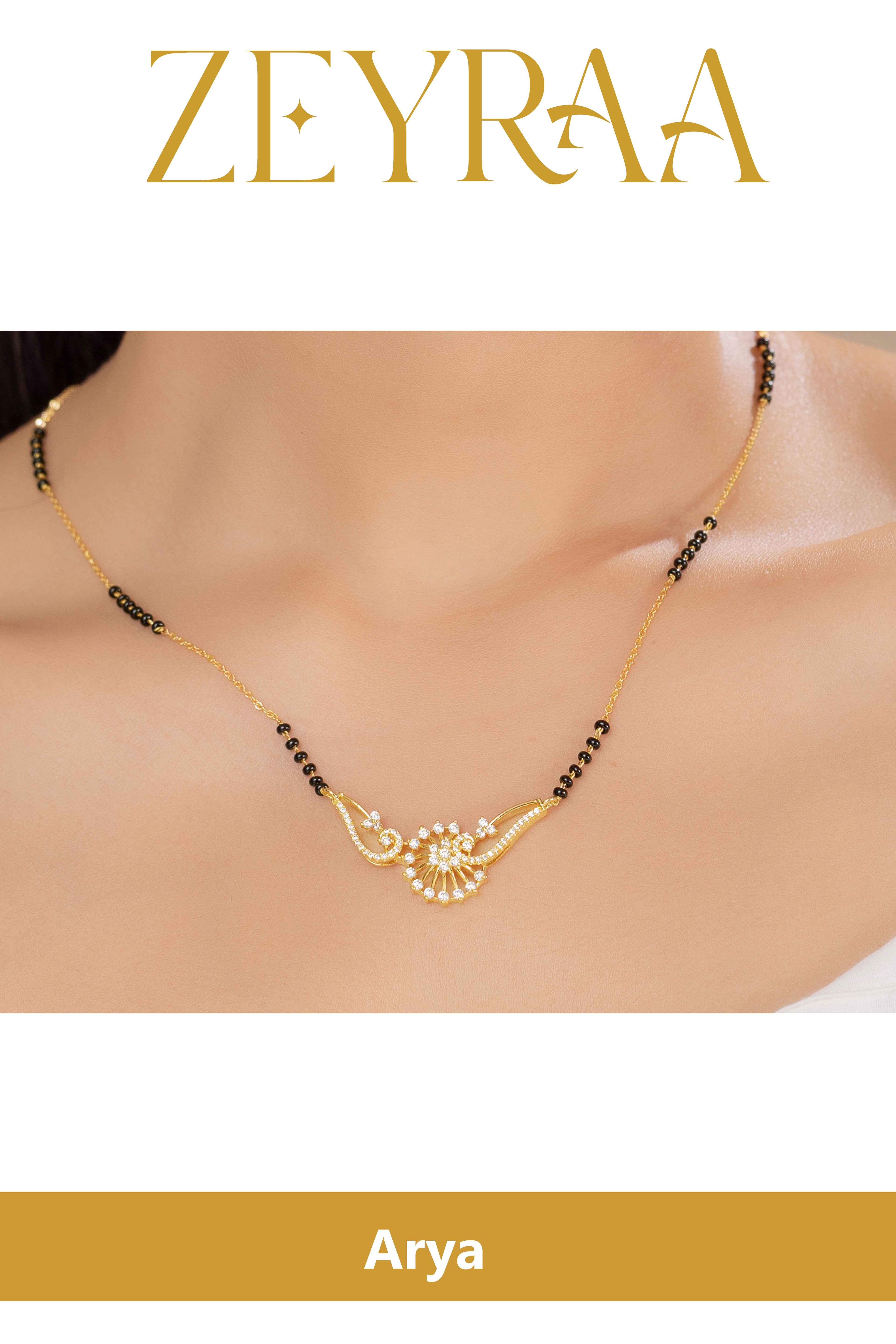 Arya Mangalsutra With Earrings