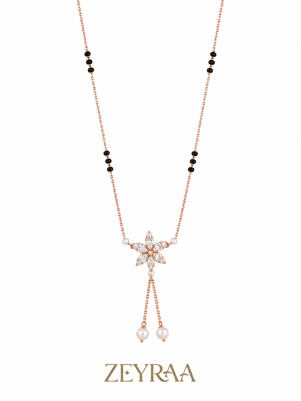 Floral Droplets Mangalsutra