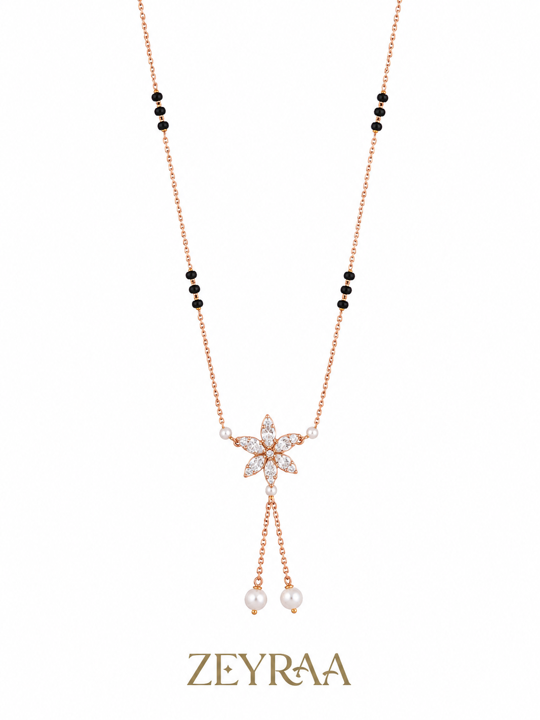 Floral Droplets Mangalsutra