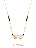 Solitaire Peacock Mangalsutra