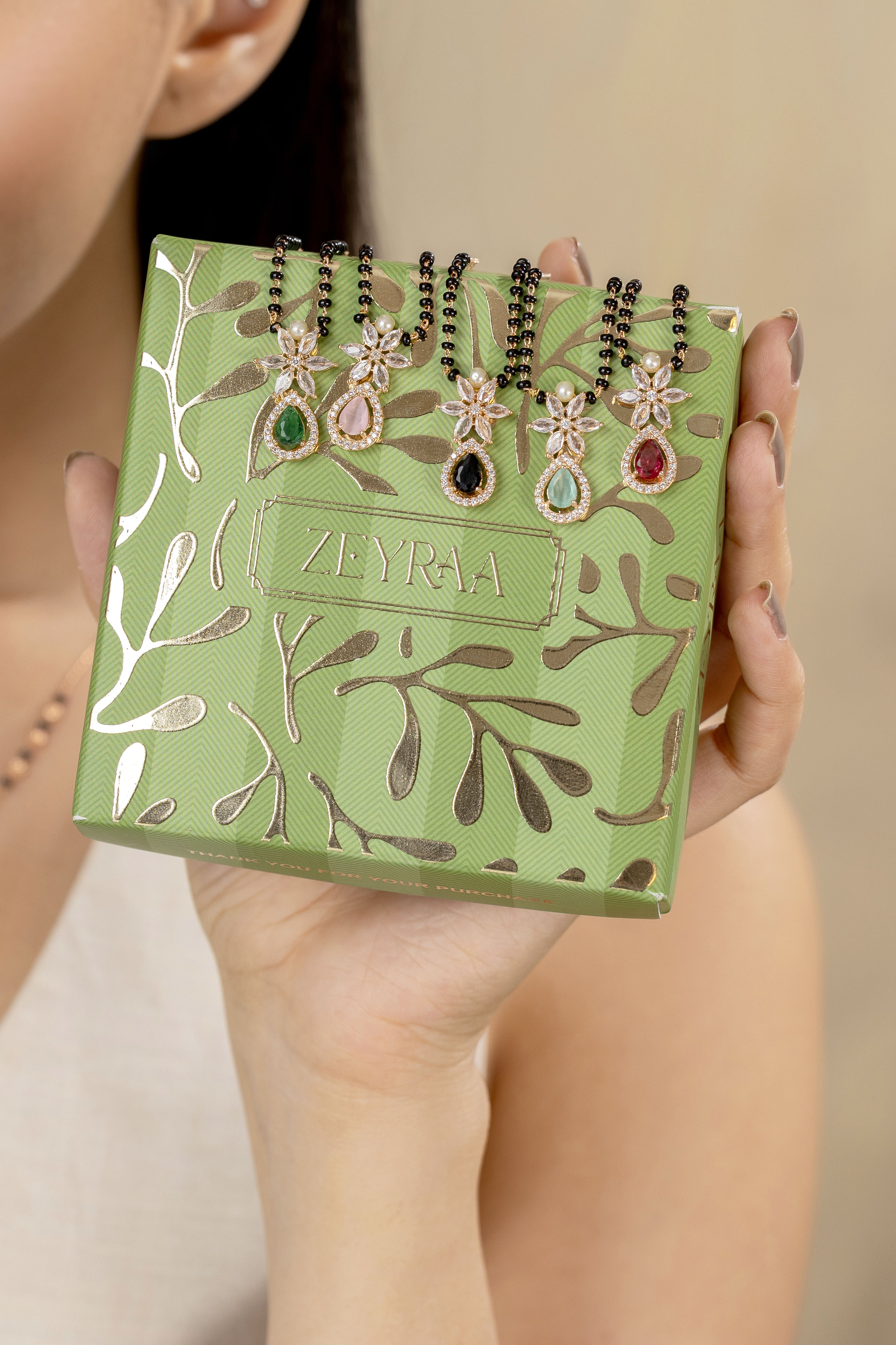 Anusha Green Mangalsutra