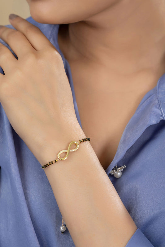 Eraya Infinity Mangalsutra Bracelet
