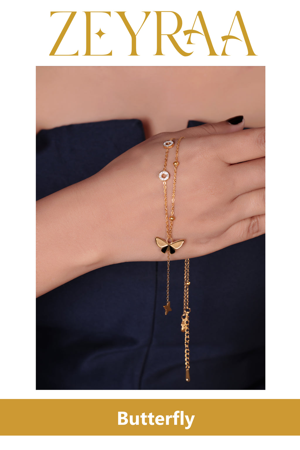 Butterfly Chain Pendant Necklace